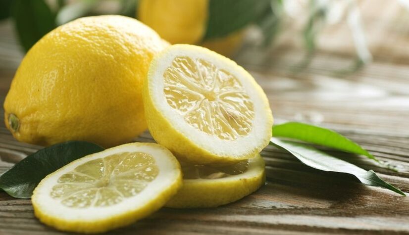лимон барои тайёр кардани чойи лоғар